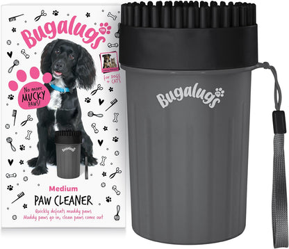 Dog Paw Cleaner Paw Washers for Dogs. a Portable Dog Shower Paw Cleaner for Dogs & Cats. Dog Foot Washer Is an Essential Dog Paw Washer Dog Walking Accessories (Medium (Black)
