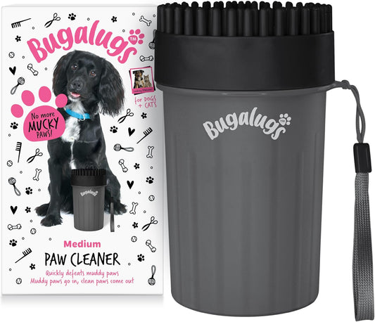 Dog Paw Cleaner Paw Washers for Dogs. a Portable Dog Shower Paw Cleaner for Dogs & Cats. Dog Foot Washer Is an Essential Dog Paw Washer Dog Walking Accessories (Medium (Black)